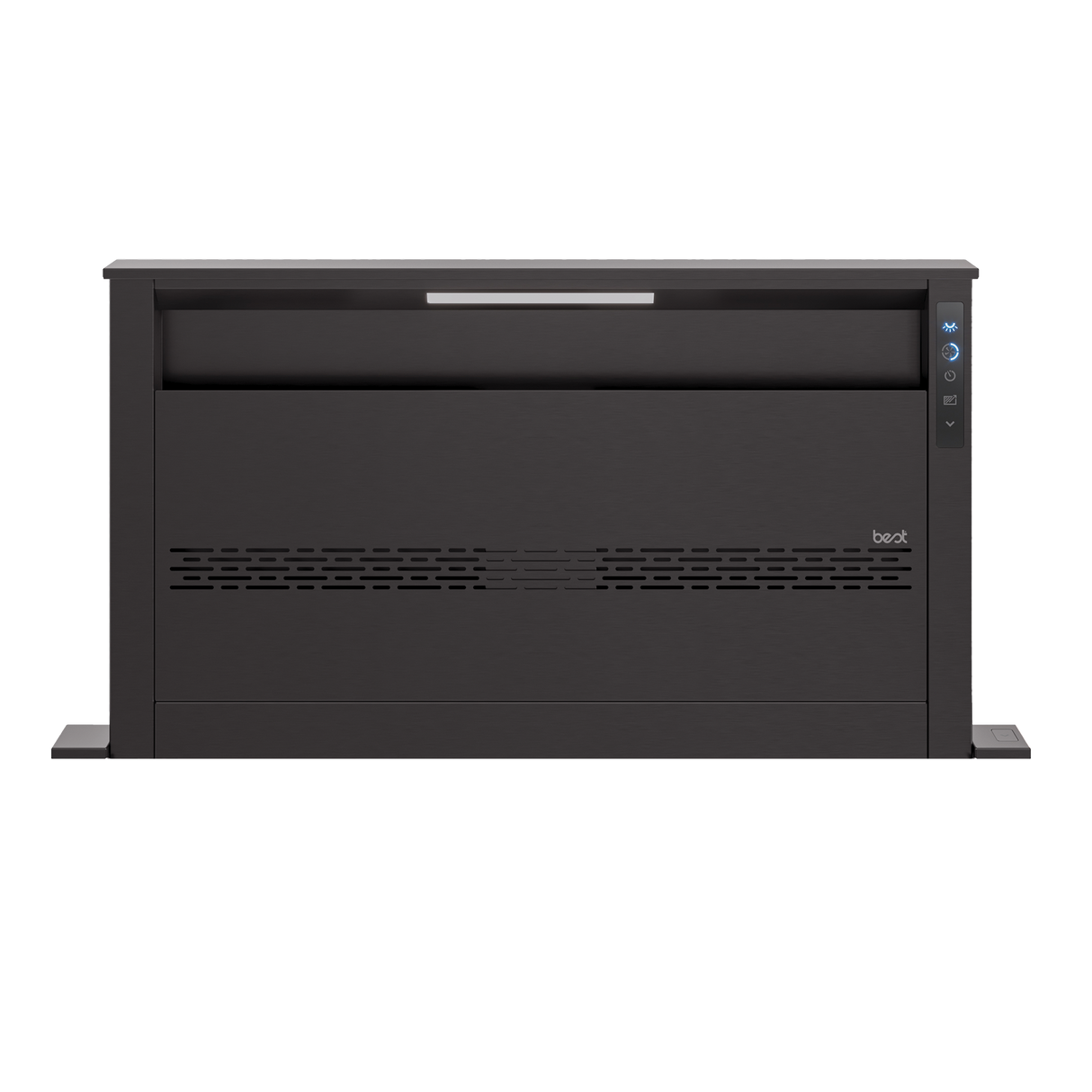 BEST RANGE HOODS 36-inch Downdraft Range Hood, Blower Sold Separately, Black Stainless Steel (d49m Series) - Black Stainless Steel (D49M36BLS)