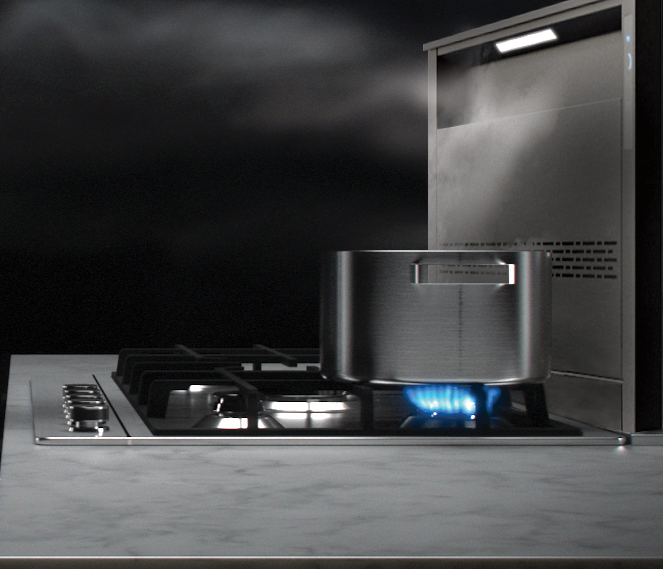 BEST RANGE HOODS 36-inch Downdraft Range Hood, Blower Sold Separately, Black Stainless Steel (d49m Series) - Black Stainless Steel (D49M36BLS)
