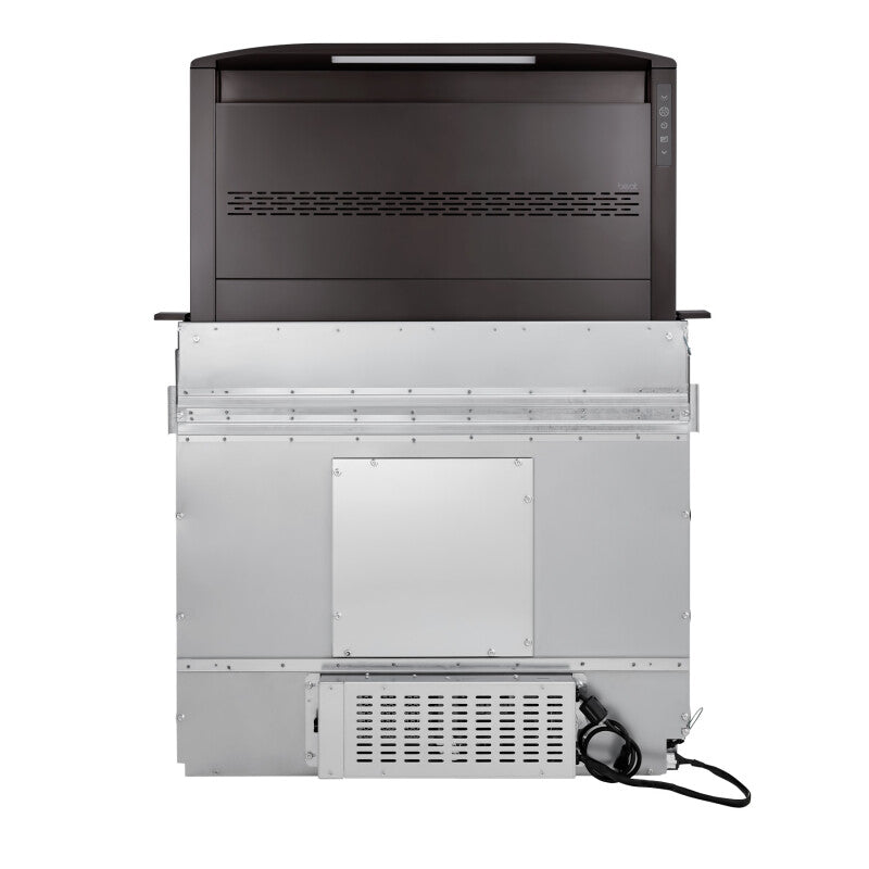 BEST RANGE HOODS 36-INCH DOWNDRAFT RANGE HOOD, BLOWER SOLD SEPARATELY, BLACK STAINLESS STEEL (D49M SERIES) -  (D49M36BLS)