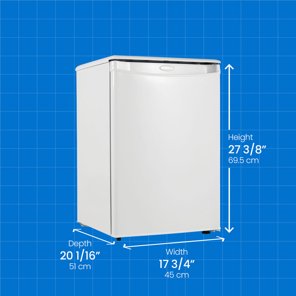DANBY 2.6 Cu. Ft. Compact Fridge - White (DAR026A1WDD)