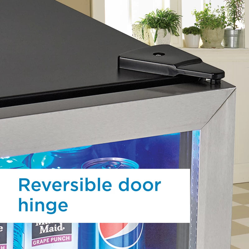 DANBY Danby 2.6 cu. ft. Free-Standing Beverage Center in Stainless Steel -  (DBC026A1BSSDB)