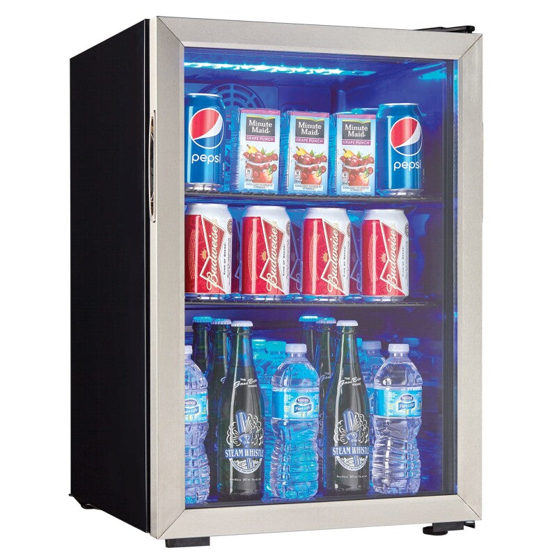 DANBY Danby 2.6 cu. ft. Free-Standing Beverage Center in Stainless Steel -  (DBC026A1BSSDB)