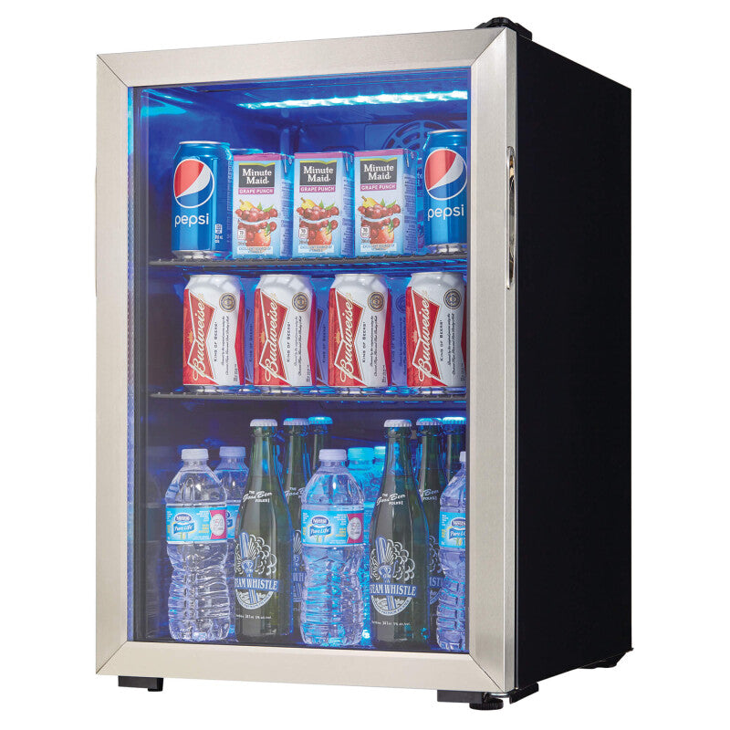 DANBY Danby 2.6 cu. ft. Free-Standing Beverage Center in Stainless Steel -  (DBC026A1BSSDB)
