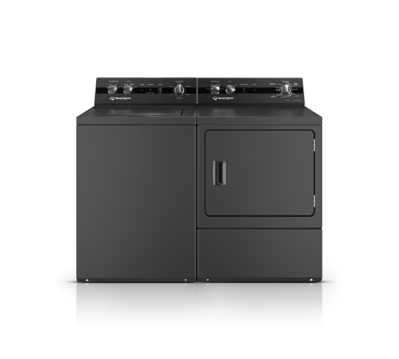 Speed Queen DC5 Sanitizing Electric Dryer with Extended Tumble - Matte Black (DC5003BE)