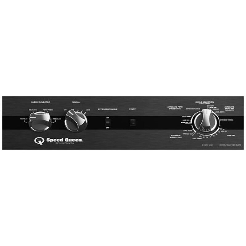 Speed Queen DC5 Sanitizing Gas Dryer with Extended Tumble - Black (DC5003BG)