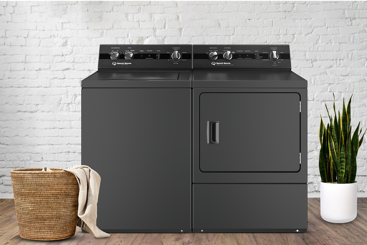 Speed Queen DC5 Sanitizing Electric Dryer with Pet Plus™ - Matte Black (DC5004BE)