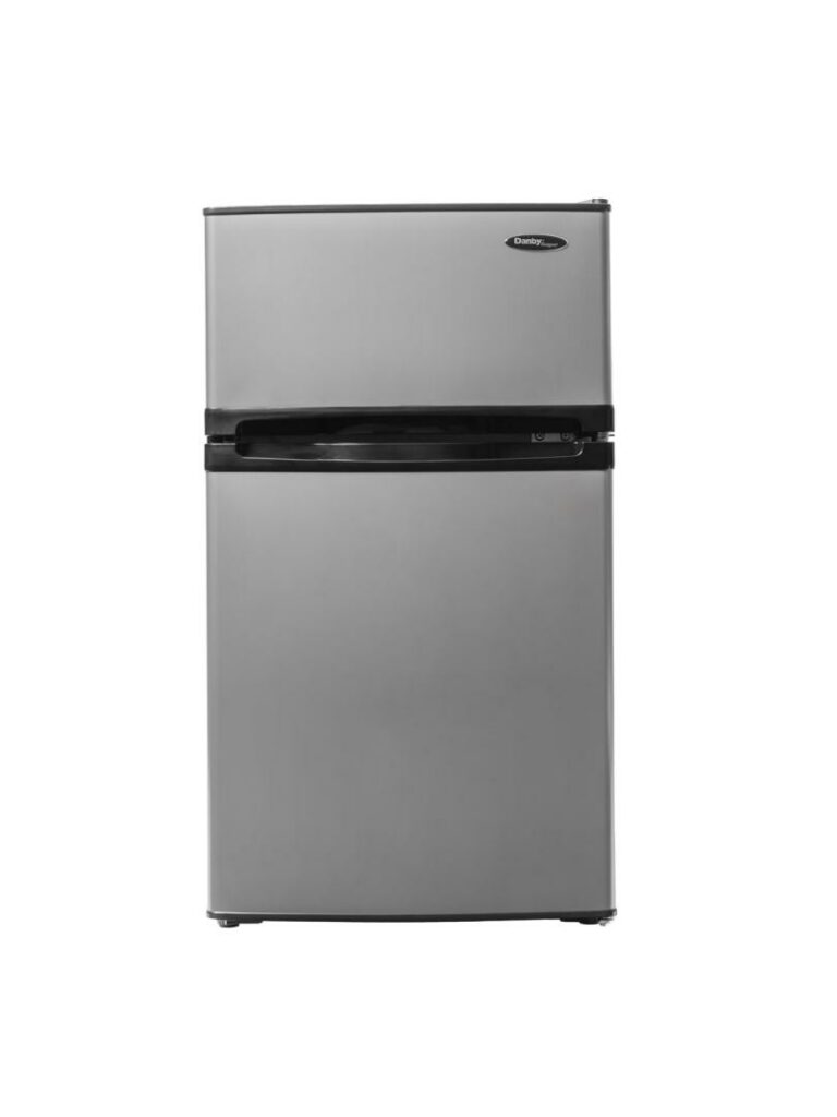 Danby Designer 3.1 cu. ft. 2-door Compact Fridge - Stainless Steel (DCR031B1BSLDD)