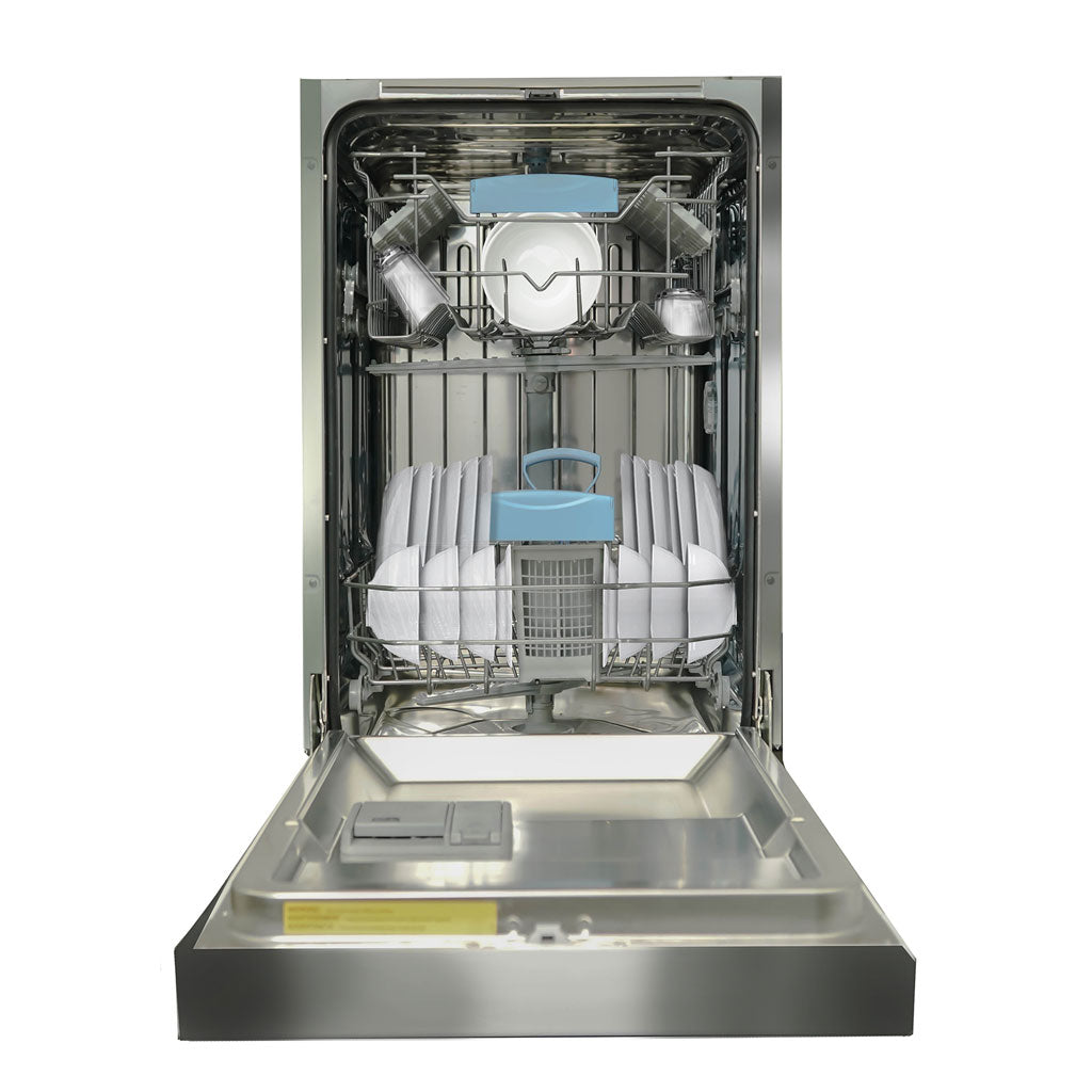 DANBY 18″ Wide Built-in Dishwasher - Stainless Steel (DDW18D1ESS)
