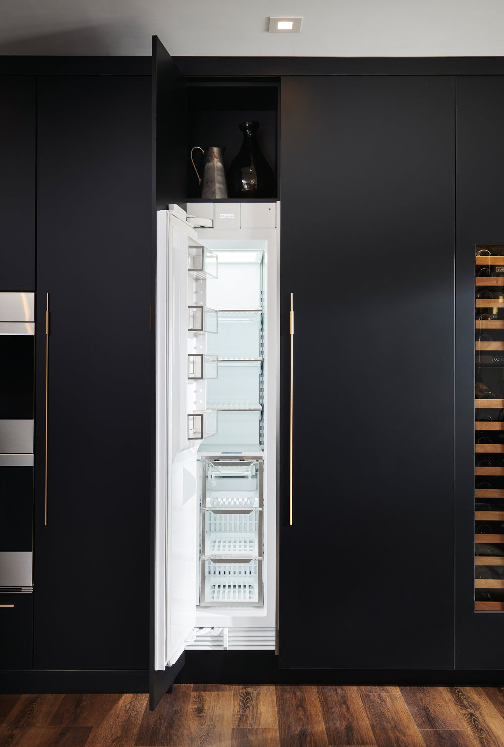 SUB-ZERO 18" Designer Column Freezer with Ice Maker - Left Hinge - Panel Ready (DEC1850FIL)