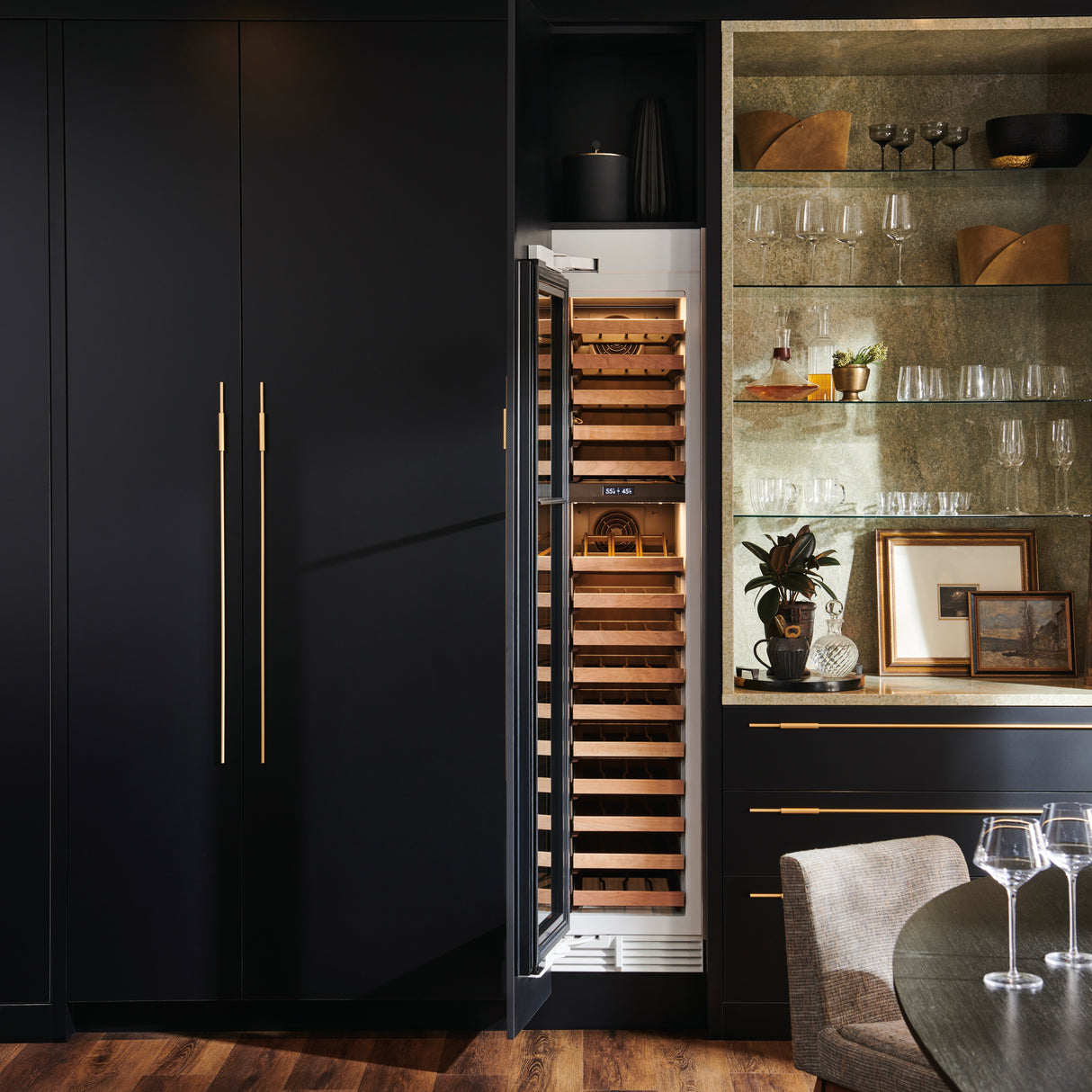 Sub-Zero 18" Designer Wine Storage - Right Hinge - Panel Ready (DEC1850WR)