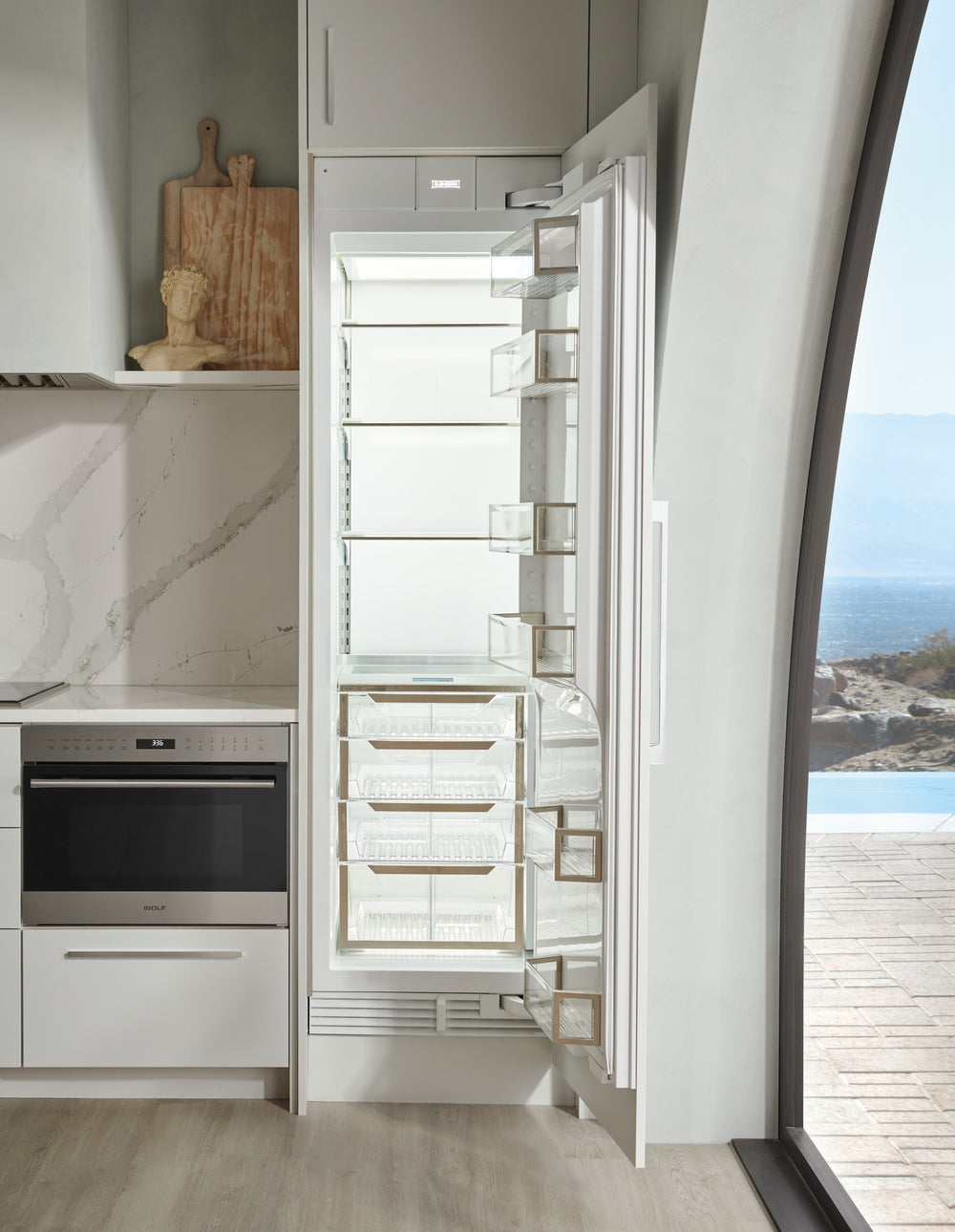 SUB-ZERO 24" Designer Column Refrigerator - Right Hinge - Custom/Panel Ready (DEC2450RR)