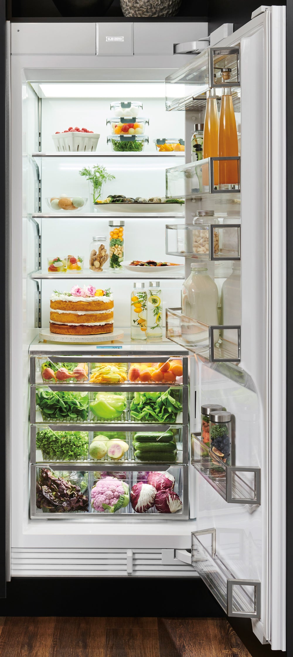 Sub-Zero 30" Designer Column Refrigerator - Right Hinge - Custom/Panel Ready (DEC3050RR)