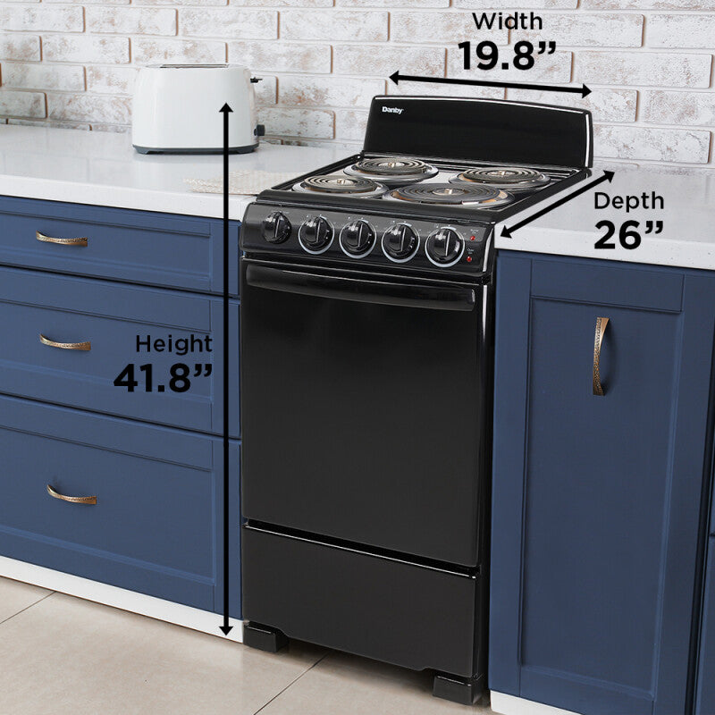DANBY Danby 20" Wide Electric Range in Black -  (DER202B)