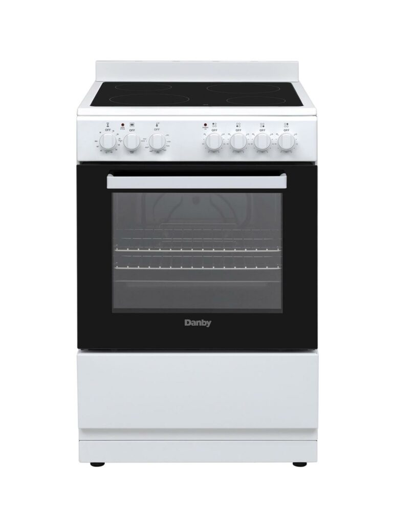 DANBY 24″ Wide Electric Range - White (DER24V1W)