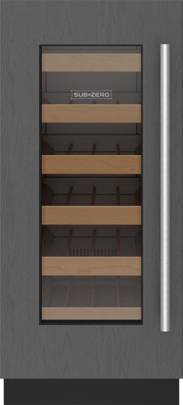 Sub-Zero 15" Designer Undercounter Wine Storage - Left Hinge - Custom/Panel Ready (DEU1550WL)