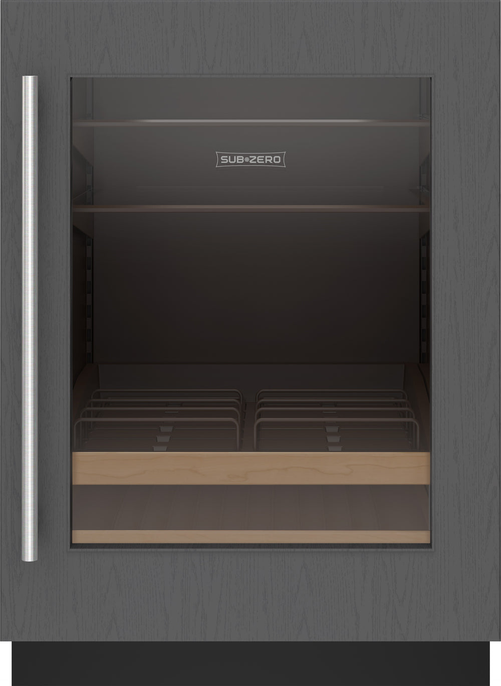 Sub-Zero 24" Designer Undercounter Beverage Center - Left Hinge - Custom/Panel Ready (DEU2450BGL)