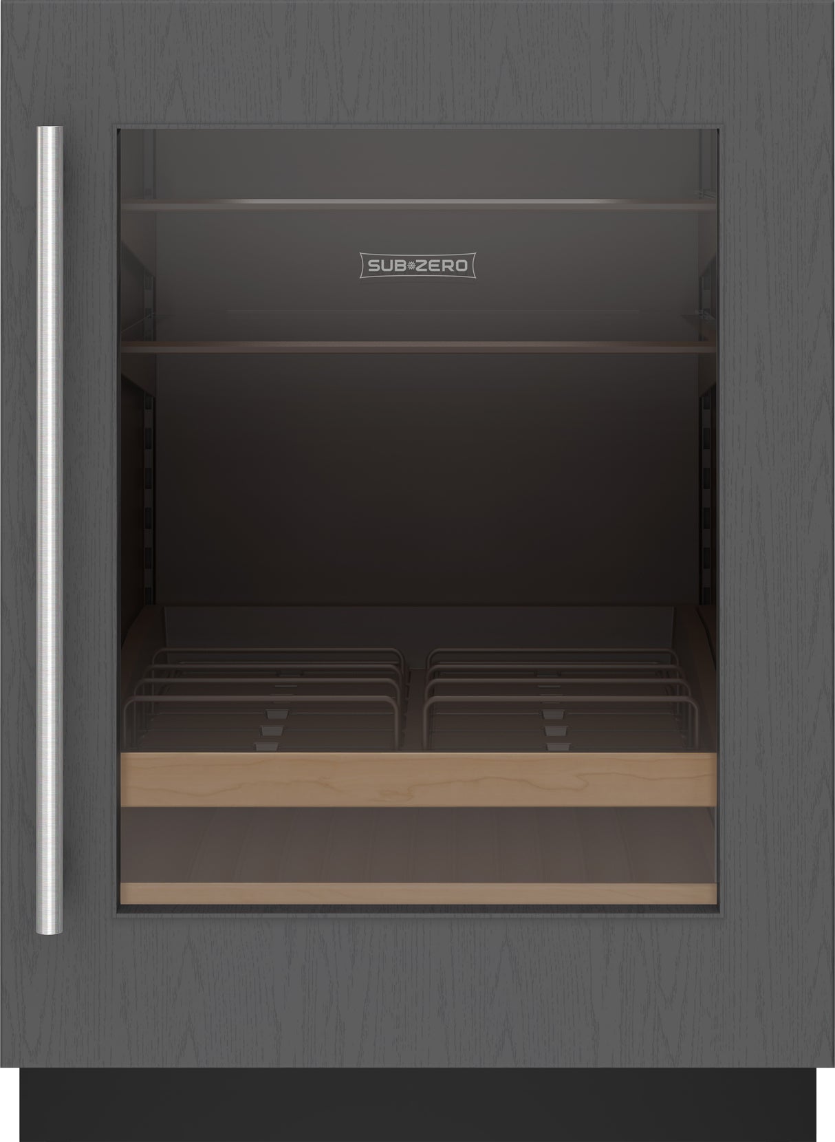 Sub-Zero 24" Designer Undercounter Beverage Center - Left Hinge - Custom/Panel Ready (DEU2450BGL)