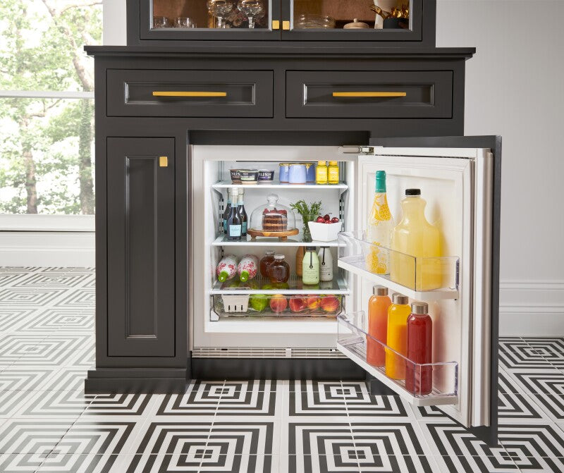 Sub-Zero 24" Designer Undercounter ADA Height Refrigerator - Left Hinge - Custom/Panel Ready (DEU2450RADAL)