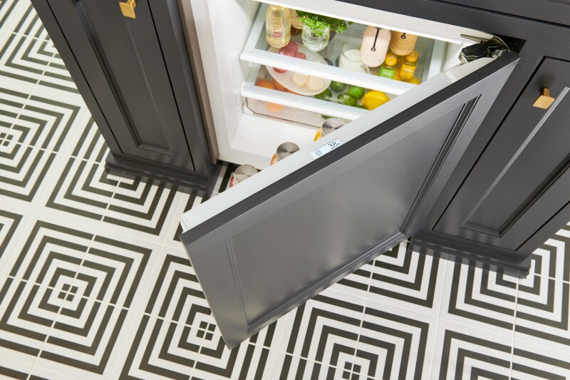 Sub-Zero 24" Designer Undercounter ADA Height Refrigerator - Left Hinge - Custom/Panel Ready (DEU2450RADAL)