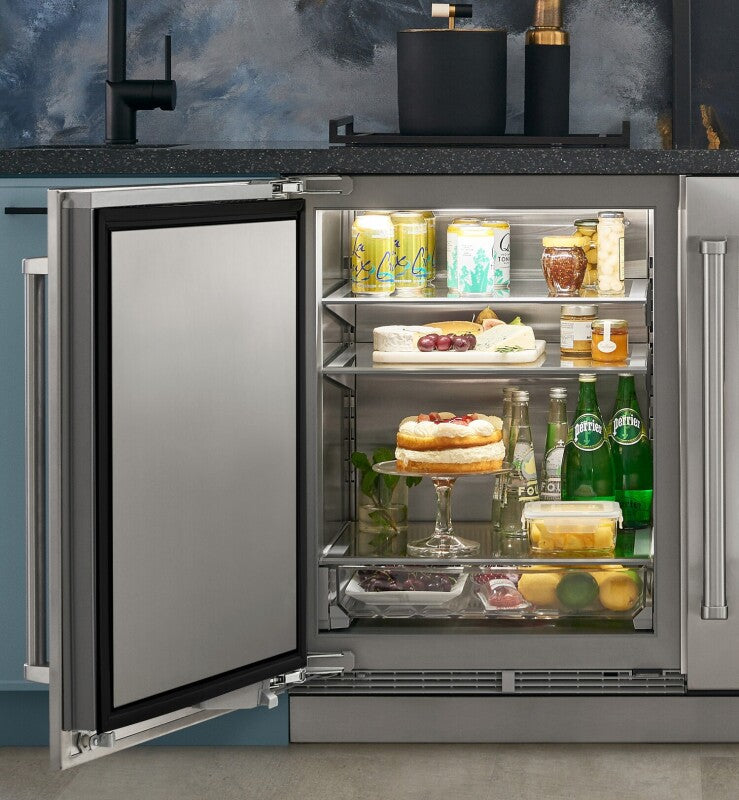 Sub-Zero 24" Outdoor Undercounter Refrigerator ? Panel Ready - Right Hinge - Stainless (DEU2450ROR)
