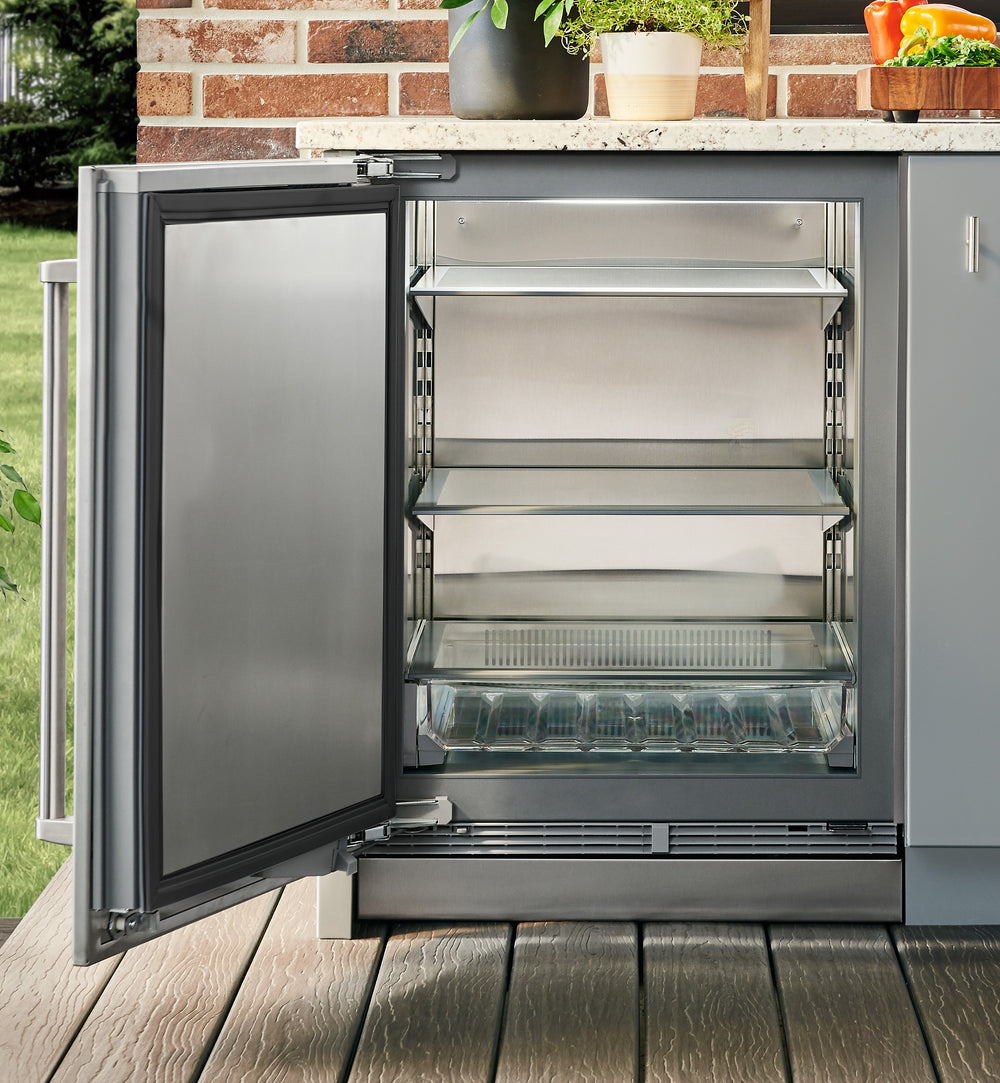 Sub-Zero 24" Outdoor Undercounter Refrigerator ? Panel Ready - Right Hinge - Stainless (DEU2450ROR)