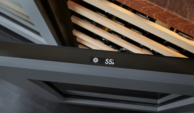 Sub-Zero 24" Designer Undercounter ADA Height Wine Storage - Right Hinge - Custom/Panel Ready (DEU2450WADAR)