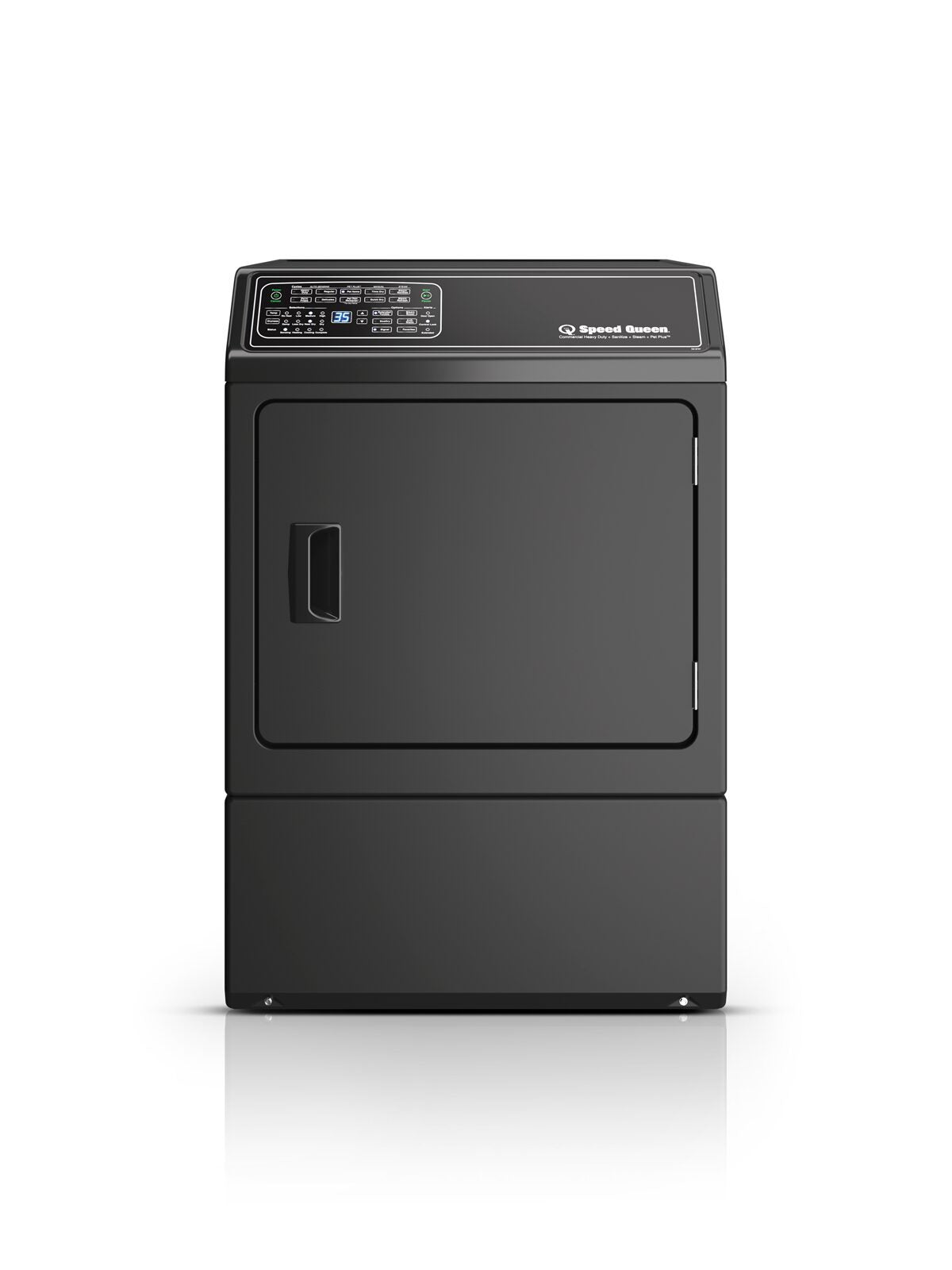Speed Queen DF7 Sanitizing Electric Dryer with Front Control - Matte Black (DF7004BE)