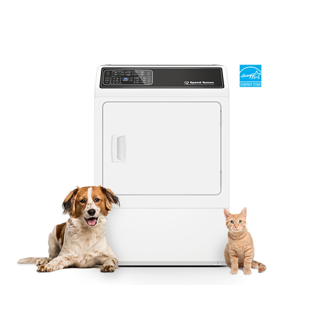 Speed Queen DF7 Sanitizing White Electric Dryer with Front Control - White (DF7004WE)
