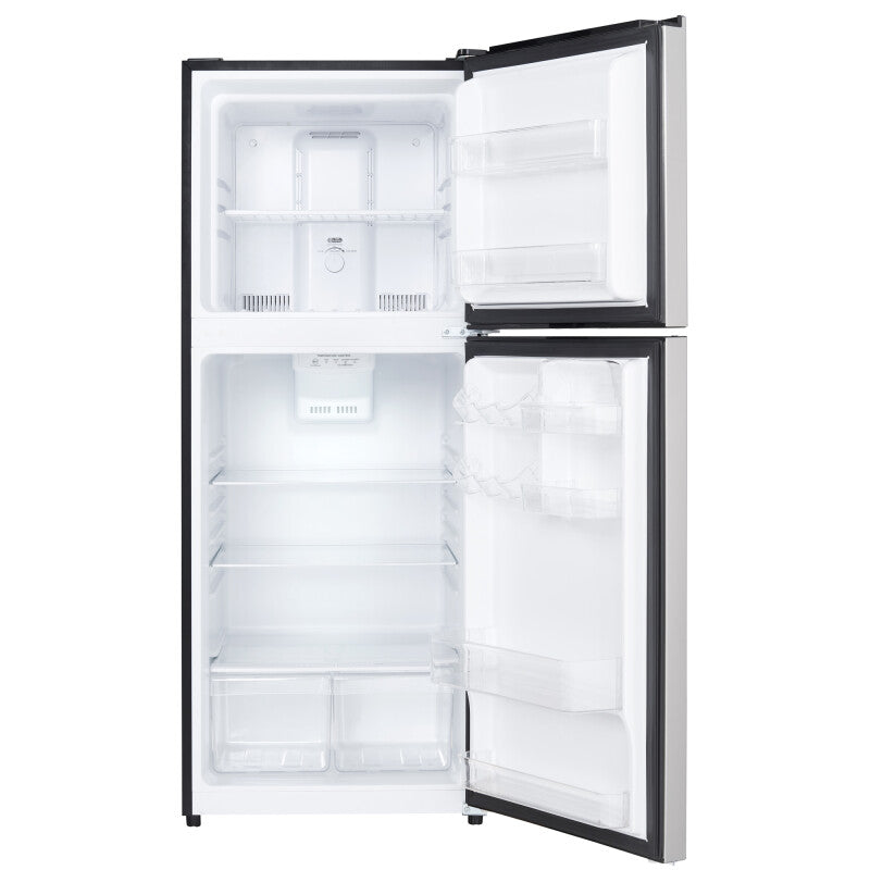 DANBY 23.5-Inch Danby 10.1 cu. ft. Top Mount Apartment Size Fridge in Stainless Steel - (DFF101B1BSLDB)