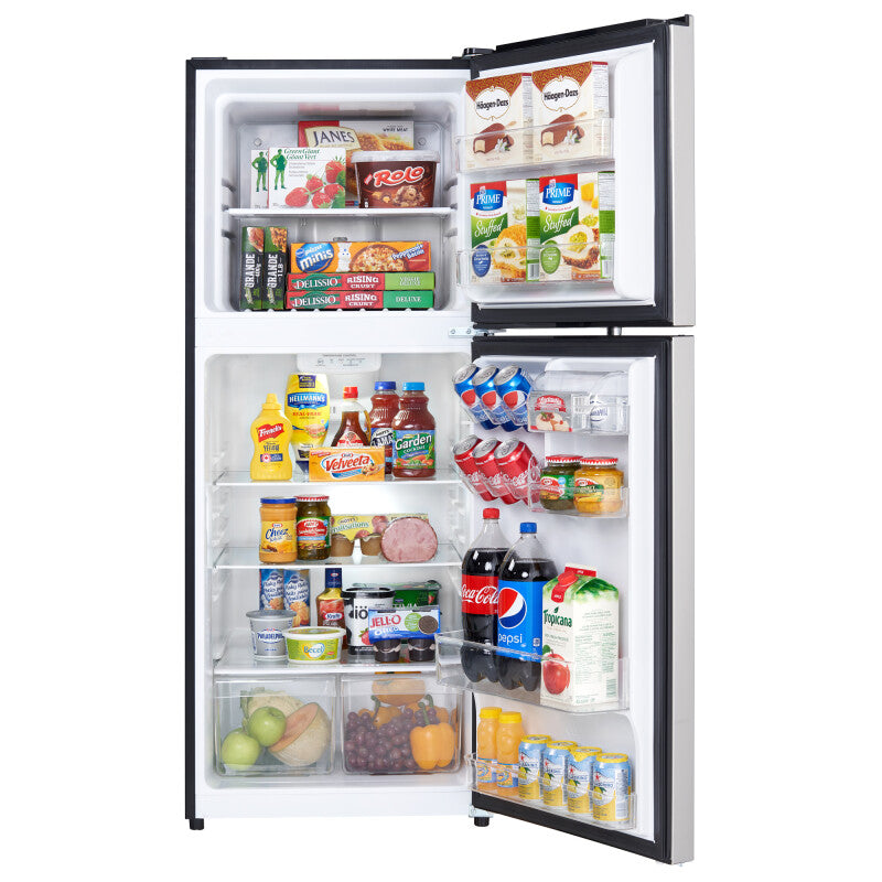 DANBY Danby 10.1 cu. ft. Top Mount Apartment Size Fridge in Stainless Steel -  (DFF101B1BSLDB)