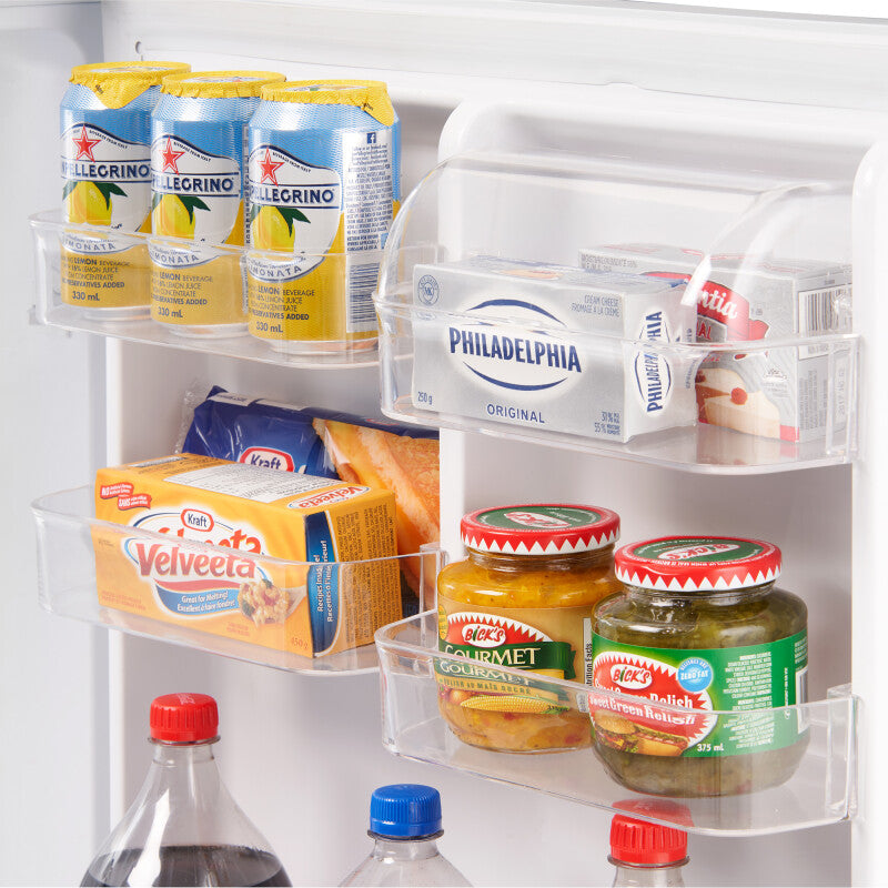 DANBY 23.7-Inch Danby 10.1 cu. ft. Top Mount Apartment Size Fridge in White - (DFF101B2WDB)