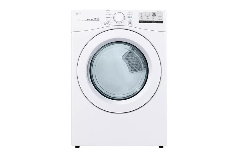 LG 7.4 Cu. Ft. Large Capacity Electric Dryer - White - White (DLE3400W)