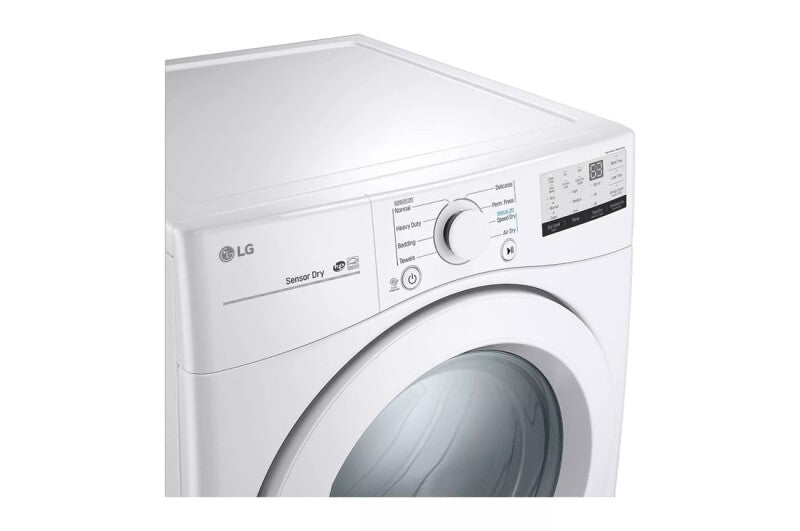 LG 7.4 Cu. Ft. Ultra Large Capacity Front Load Gas Dryer - White - White (DLG3401W)