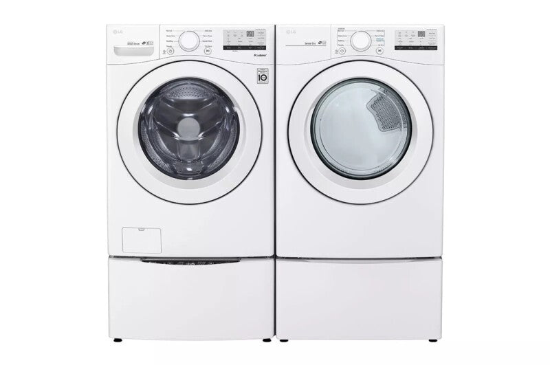 LG 7.4 Cu. Ft. Ultra Large Capacity Front Load Gas Dryer - White - White (DLG3401W)