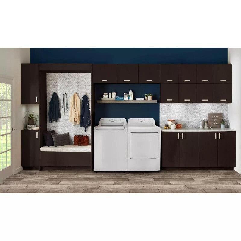 LG 7.3 cu. ft. Rear Control Gas Dryer with Sensor Dry - White (DLG6101W)