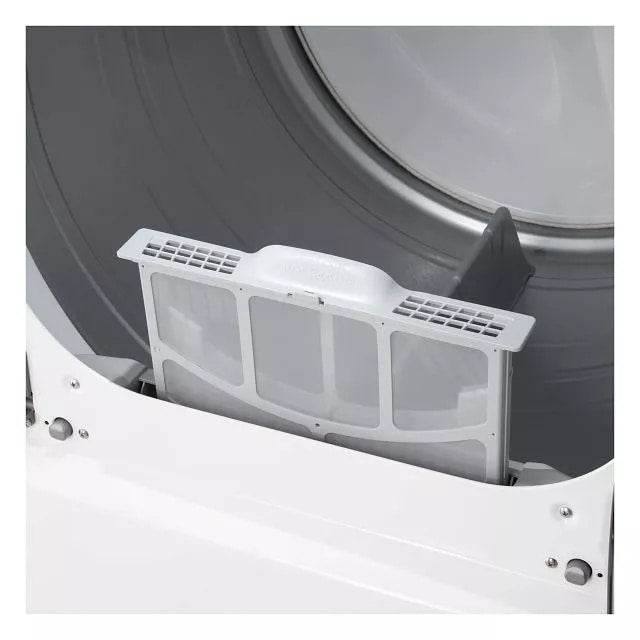 LG 7.3 Cu. Ft. Ultra Large Capacity Rear Control Gas Dryer With Easyload™ Door And Ai Sensing - Alpine White (DLG8401WE)