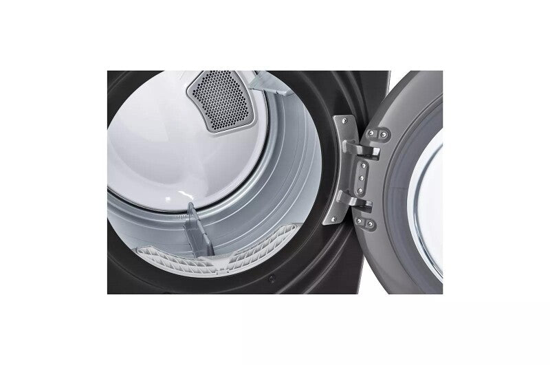 LG 7.4 cu. ft. Ultra Large Capacity Smart wi-fi Enabled Front Load Gas Dryer with TurboSteam™ and Built-In Intelligence - Black (DLGX4001B)