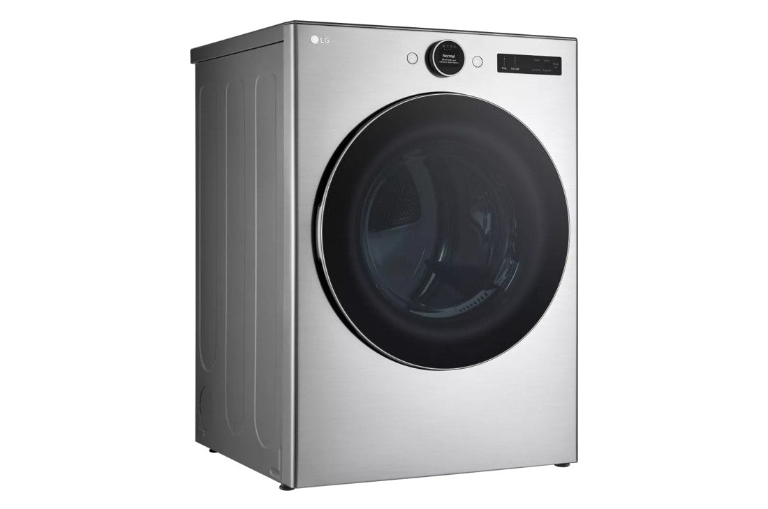 LG 7.4 Cu. Ft. Ultra Large Capacity Smart Front Load Gas Dryer With Sensor Dry & Steam Technology - Graphite Steel (DLGX5501V)