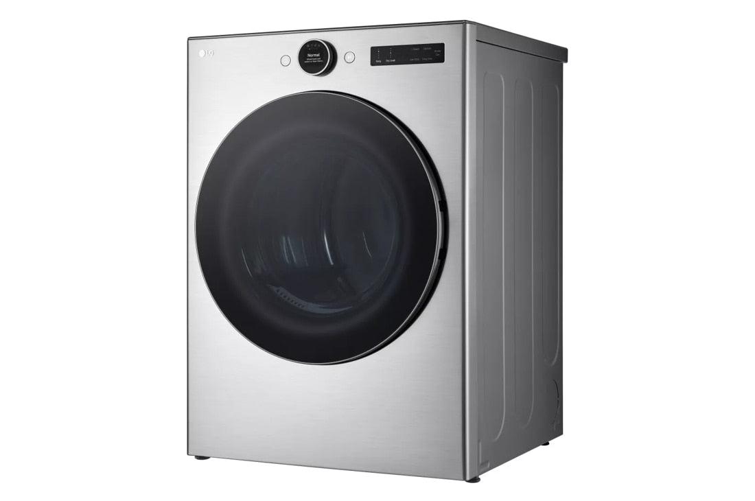 LG 7.4 Cu. Ft. Ultra Large Capacity Smart Front Load Gas Dryer With Sensor Dry & Steam Technology - Graphite Steel (DLGX5501V)