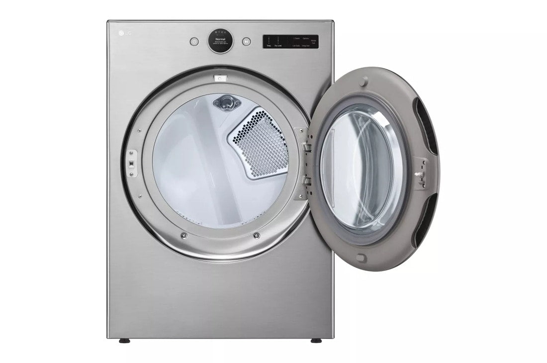 LG 7.4 Cu. Ft. Ultra Large Capacity Smart Front Load Gas Dryer With Sensor Dry & Steam Technology - Graphite Steel (DLGX5501V)