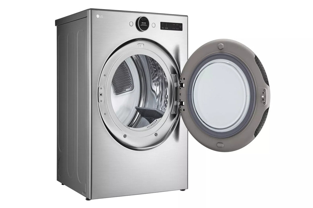 LG 7.4 Cu. Ft. Ultra Large Capacity Smart Front Load Gas Dryer With Sensor Dry & Steam Technology - Graphite Steel (DLGX5501V)
