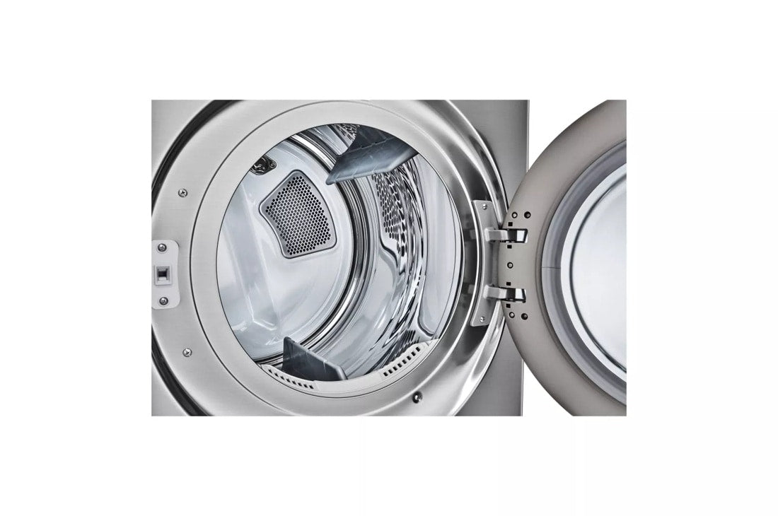 LG 7.4 Cu. Ft. Ultra Large Capacity Smart Front Load Gas Dryer With Sensor Dry & Steam Technology - Graphite Steel (DLGX5501V)