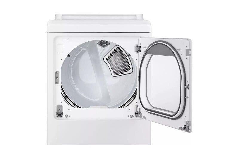 LG 7.3 cu. ft. Ultra Large Capacity Smart wi-fi Enabled Rear Control Gas Dryer with TurboSteam™ - White (DLGX7901WE)