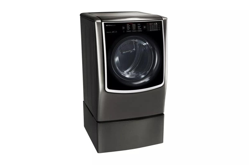 LG Signature LG SIGNATURE 9.0 cu. ft. Large Smart wi-fi Enabled Gas Dryer w/ TurboSteam™ - Black Stainless Steel (DLGX9501K)