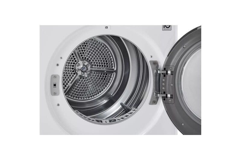LG 4.2 Cu. Ft. Smart Wi-fi Enabled Compact Front Load Dryer With Dual Inverter Heatpump™ Technology - White (DLHC1455W)