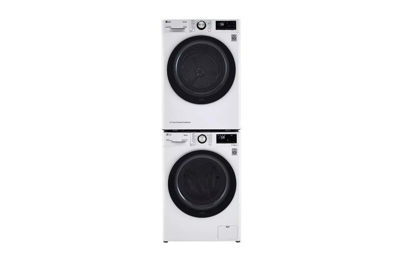LG 4.2 Cu. Ft. Smart Wi-fi Enabled Compact Front Load Dryer With Dual Inverter Heatpump™ Technology - White (DLHC1455W)