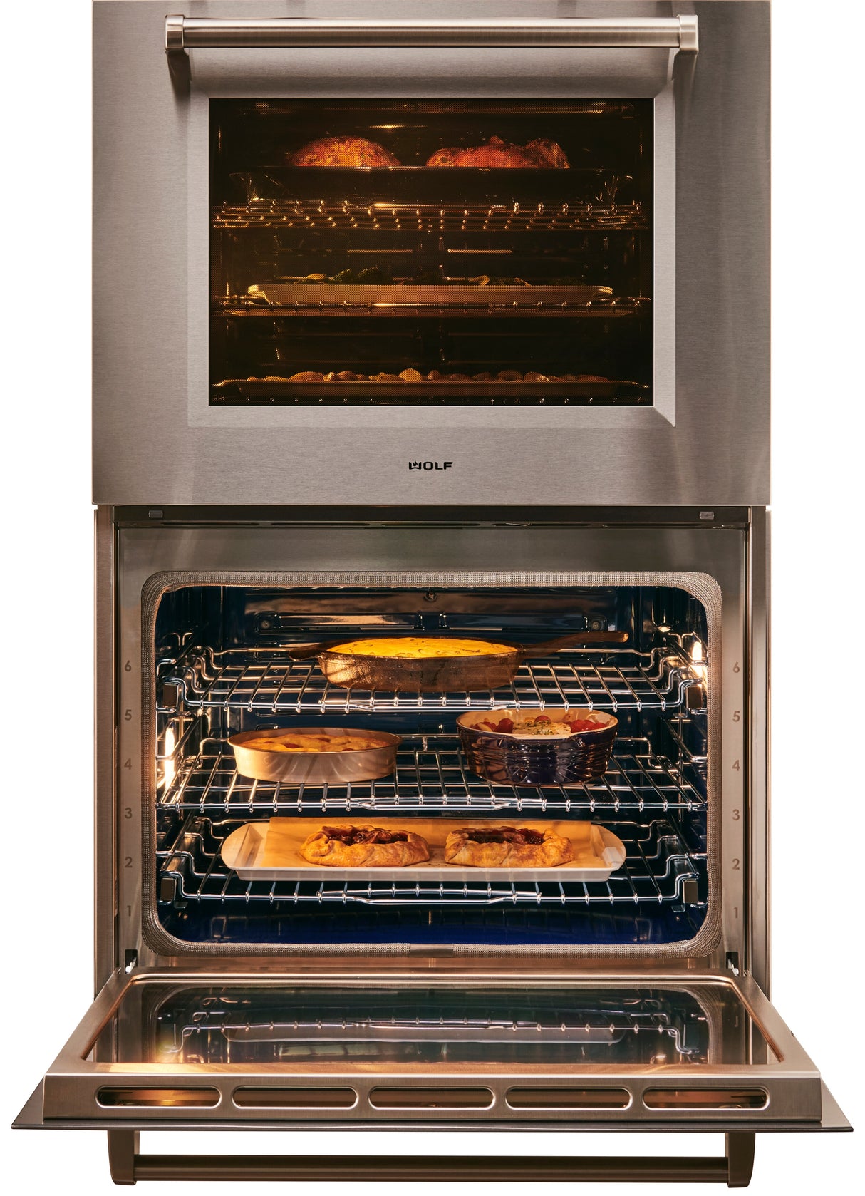 Wolf 30" M Series Transitional Built-In Double Oven - Stainless Steel (DO3050TMST)