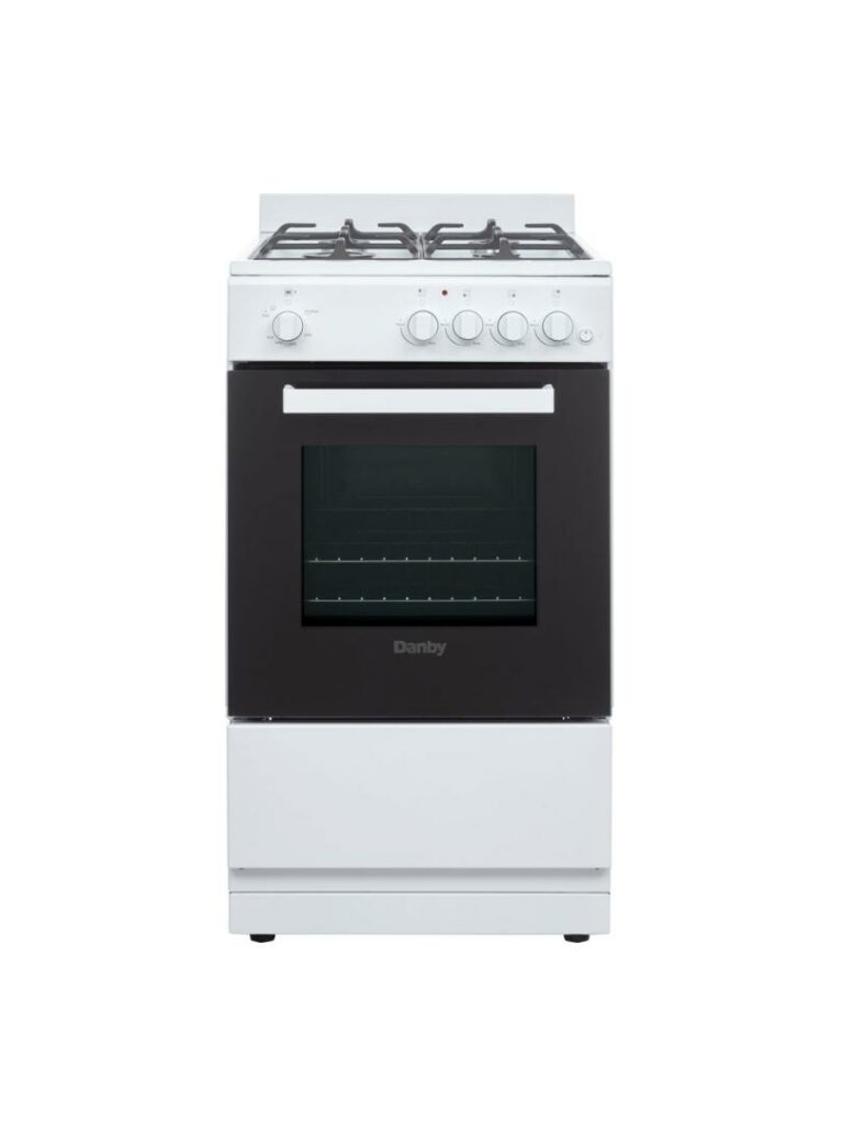 DANBY 20″ Wide Gas Range in White - White (DR20V1WGLP)