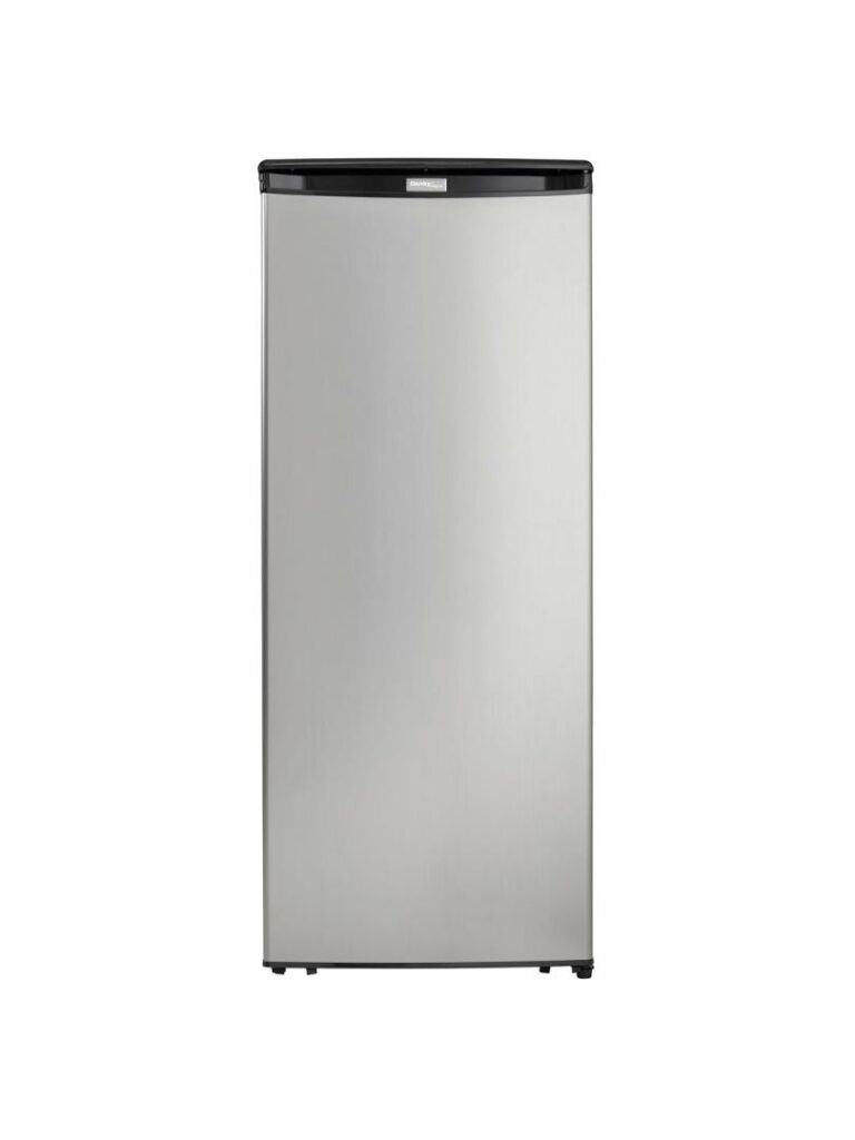DANBY Designer 8.5 cu. ft. Upright Freezer - Stainless Steel (DUFM085A4BSLDD)