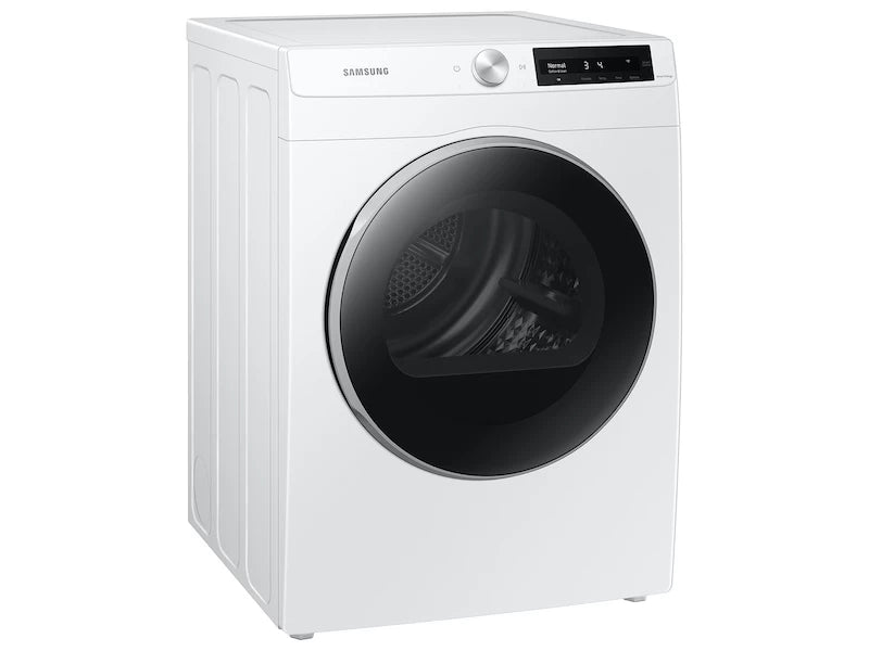 SAMSUNG 24 Inch Smart Electric Dryer with 4.0 Cu. Ft. Capacity, 15 Dry Cycles, 12 Dry Options, AI Smart Dial, Wi-Fi Connectivity, Sensor Dry, Lint Filter Indicator, Internal Drum Light, Reversible Door, and Stainless Steel Drum - White (DV25B6900EW)